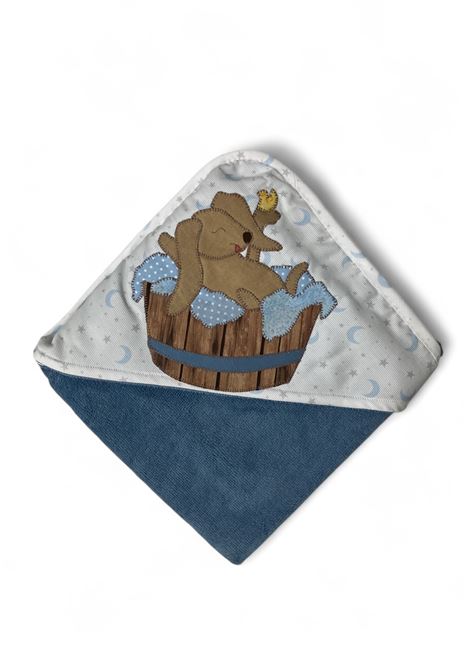 Accappatoio bambu BOttega Artigiana Country Dreams | ACCAPPATOIOSENZAORECCHIEBLU